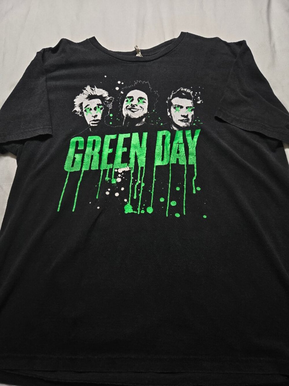 Green Day 2014 Vintage Band Th-shirt (XL)